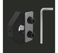Tixiyu Conector soldador de filamento de impresora 3D preciso de alta resistencia para PLA ABS de 1.75 mm, conector estable resistente a la corrosión con llave (negro)