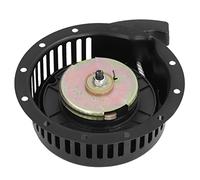 Tixiyu Conjunto de Rebobinado Automático del Motor de Hierro de Arranque de Tracción para Generador de Gas 173F, Tracción Estable para Generador, Lámina de Hierro Negro, Distancia del Orificio de 6,14