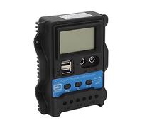Tixiyu Controlador de Carga Solar Automático de 12 V y 24 V con Pantalla LCD y Salida USB Dual | Monitoreo de Paneles Fotovoltaicos (20A)
