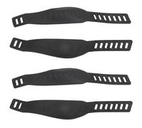 Tixiyu Correas Ajustables para Pedales de Bicicleta Estática, Duraderas para Gimnasio en Casa, 2 Pares de Correas Universales para Pedales Que Se Adaptan a la Mayoría de los de Bicicleta, Correa