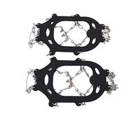 Tixiyu Crampones de Tracción con Pinza de Hielo, Antideslizantes, Cubierta para Zapatos con Puntas de Nieve, para Escalada en Invierno, Puntas de Nieve, Acero Inoxidable, 19 Dientes, Aplicable para
