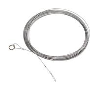 Tixiyu Cuerda de Medición de Alambre de Acero Resistente con Escala, Cable de Construcción que Ahorra Mano de Obra, Herramienta Práctica para Medición de Ferrocarriles y Tierras Agrícolas (30 m/98,4