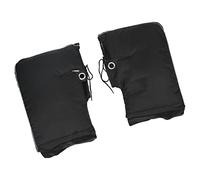 Tixiyu de Invierno para Manillar de Motocicleta, Manoplas Resistentes Al Viento para Cubiertas de de Conductor, Color Negro