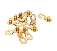 Tixiyu Enlace de Conector de Borde Liso Duradero para Bicicleta de Montaña Bicicleta de Carretera Msising Eslabón de Cadena de de 9 Velocidades Dorado