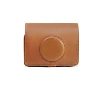 Tixiyu Funda de piel sintética para cámara retro, antipolvo, antiarañazos, para entusiastas de la fotografía, marrón, Casual