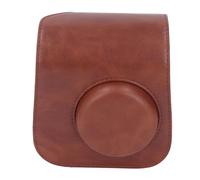 Tixiyu Funda Protectora para Cámara Instantánea, Estilo Retro Vintage, Bolso de Cuero PU para Mini SE 7 Plus con Correa Ajustable, Ideal para Entusiastas de la Fotografía (Marrón)