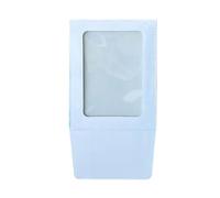 Tixiyu Fundas Transparentes para Tarjetas Diseño de Bricolaje Protectores de Tarjetas Comerciales de Color Azul de Moda para Creaciones Personalizadas Fundas para Deportivas Hechas de Material de