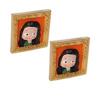 Tixiyu Juego de Imanes para Nevera con Diseño de Personajes de Dibujos Animados para Regalar, Imán de Nevera de Fuerte Adsorción para Gabinetes, 2 Imanes para