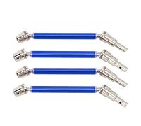 Tixiyu Kit de Acero Duradero del Eje de Transmisión CVD Delantero Trasero RC para Coche 1/10 RC, Maximiza la Fuerza Motriz, Fácil Instalación (#2)