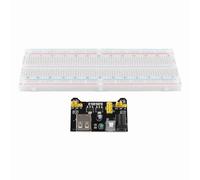 Tixiyu Kit de Iniciación de Placa de Pruebas de 830 Puntos de Conexión con Módulo de Fuente de Alimentación para Material de Programación de Circuitos