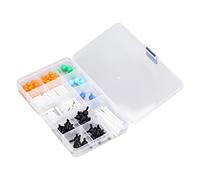 Tixiyu Kit de Modelo Molecular de Química, Estructura 3D Colorida, Aprendizaje para Estudiantes, Profesores, 54 átomos, 30 Enlaces Cortos, 12 Enlaces Largos
