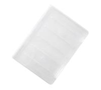 Tixiyu Maletín transparente portátil para proyectos, impermeable, a prueba de polvo, doble hebilla, protector de archivos, organizador para oficina, escuela, biblioteca