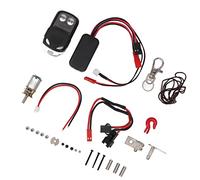 Tixiyu P06 RC Winch Juego de Control Remoto de Cabrestante de Metal Duradero para Vehículos Modelo Rendimiento Confiable para Yates Deportivos Todoterreno ATV Plata