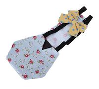 Tixiyu Pañales de Pato y Pollo, Impermeables, Adorable Pajarita, Pañal para Aves de Corral para una Escena Interior Limpia (L Azul)