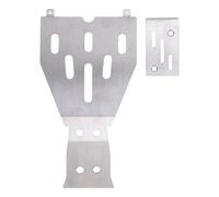 Tixiyu Placa Protectora de Chasis RC de Acero Inoxidable con Protección Superior para Modelo de Coche 1/10