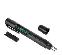 Tixiyu Probador de Líquido de Frenos Portátil 5 Indicadores LED Probador de Humedad del Líquido de Frenos para Vehículo DOT3 DOT4 Pluma de Prueba de de Automotriz (negro)