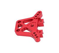 Tixiyu Puente amortiguador trasero de metal preciso, robusto, duradero, exquisitas piezas prácticas para LaTrax Teton 1/18 RC Car Upgrade 1.7 X, 2 X 0.4 pulgadas (rojo)