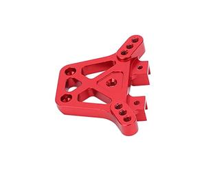 Tixiyu Puente amortiguador trasero de metal preciso, robusto, duradero, exquisitas piezas prácticas para LaTrax Teton 1/18 RC Car Upgrade 1.7 X, 2 X 0.4 pulgadas (rojo)