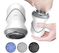 Tixiyu Removedor de callos eléctrico de la lima del pie, herramienta de pedicura de la adsorción al vacío con 3 cabezales de rodillo, herramienta de cuidado de los pies recargable por USB para la