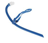Tixiyu Snorkel de Entrenamiento de Natación Montado en la Parte Delantera con Boquilla de Silicona Duradera para Equilibrar el Cuerpo, Diadema Ajustable para Diferentes Usuarios, Negro (#1)