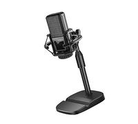 Tixiyu Soporte estable para micrófono de mesa ajustable soporte estable para transmisión en vivo Karaoke Tablet Ranura para teléfono para Podcast Studio (#4)