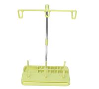Tixiyu Soporte para Hilo de Bordar con Base de Plástico, Soporte para 3 Carretes de Fácil Montaje para Máquina de Coser Doméstica, Solución Práctica de Almacenamiento de Costura (Amarilla)