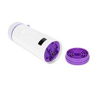 Tixiyu Taza de Vacío con Pantalla LED de 360ml, Taza Aislante Portátil para Viajes Al Aire Libre, PP + Acero Inoxidable (Púrpura)