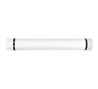 Tixiyu Tubo de Almacenamiento de Dibujo Telescópico Ajustable, Resistente Al Agua, Grueso, para Obras de Arte, Documentos, Azul, 1 Tubo de Almacenamiento de Dibujo (Blanco)