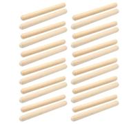 Tixqeaif 24 Piezas Orff Instrumento de Percusión Rítmico Juego de Ayudas para la Enseñanza de Música para Niños de Juego de Educación Temprana