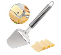 tiyiyok 1 Piezas Cortador Queso, Cuchillo Queso, Ralladores de Cocina, Utensilios de Cocina de Acero Inoxidable, Adecuado para Mantequilla, Pasteles, Pizza, Frutas, etc