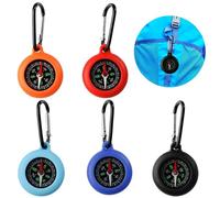 tiyiyok 5 Piezas Brujulas de Orientacion, Brújula Navegación, Mini Brújula, Multifuncional, Adecuado para Exteriores, Vacaciones, Camping, Senderismo, Viajes