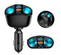 tiyiyok Adaptador USB Mechero Coche, Cargador Coche Carga Rápida 120W PD3.0 2.4A, Cargador Mechero Coche, Apto para Teléfonos Móviles, Tabletas y Cámaras de Coche