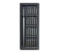 tiyiyok Destornilladores Precision 24 en 1, Kit Destornilladores Magnético de Acero CV, Juego para Móviles, PCs, Gafas, Relojes, Screwdriver Set Profesional con Estuche