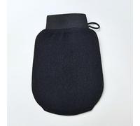 tiyiyok Guante Exfoliante Corporal, Esponja Exfoliante, Esponja Baño, Elimina las Células Muertas de la Piel y la Mantiene Suave e Hidratada, Accesorios de Baño para Hombre y Mujer (Negro)