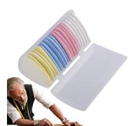 Tiza de costura, herramienta para hacer trazado de ropa, tiza triangular borrable, suministros de acolchado para sastres profesionales, diseñadores, modistas