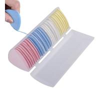 Tiza De Costura Para Sastres: Lápiz De Tiza Triangular Para Costura Y Confección Para Marcar Telas, Marcadores De Tela Lavables Con Caja De Almacenamiento, 4 Colores De Tiza Marcadora De Colores
