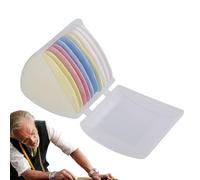 Tiza de sastre - Tiza de costura de colores con de triángulo | Tailors Chalk, patrón de marcador de tela borrable, accesorios de costura con caja para marcar prendas de manualidades