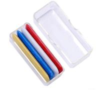 Tiza de tela borrable para patrón de marcado de margen de costura trazado varios colores fácil de borrar para algodón lino poliéster de larga duración 5.6x2.2cm 4pcs para