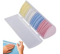 Tiza de tela, tiza de costura, herramienta de marcado borrable para tejidos en forma de triángulo con tiza, suministros de costura para modistas, sastres profesionales y diseñadores
