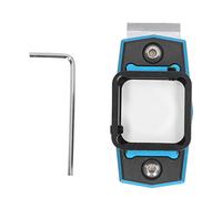 Tiza magnética de billar de aleación de aluminio premium con clip para jugadores de taco de billar (Black and Blue)