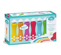 DJECO Colores para peques 6 marcadores de Espuma (39002), Multicolor, 6 Unidad (Paquete de 1)