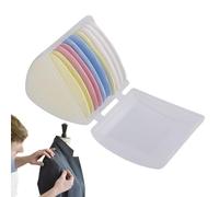 Tiza para confección de telas de ropa, con forma de triángulo, suministros de acolchado para sastres profesionales, diseñadores, modistas