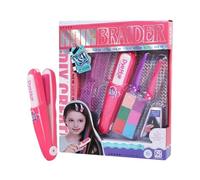 tiza para el cabello para niños, juego de tinte para el cabello, Play Hair Chalk Juego de coloración temporal lavable para el cabello, Juguetes simulados multicolores fingen maquillaje de cabello para