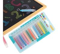 Tiza Para Pizarra - Tiza Sin Polvo Para Pizarra De Interior, Pastel Sin Polvo | Juguetes Al Aire Libre De Escritura Suave Y De 12 Colores Para Niños Y Niñas, Sala De Juegos En
