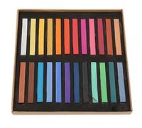Tiza pastel, pasteles suaves con set empaque cuadrado ideal para pinturas coloridas expresivas principiantes, profesionales y artistas (24 piezas)
