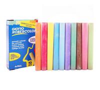 Tizas Color GIOTTO Robercolor, Caja x10 Surtidas