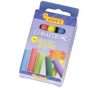 Tizas de colores antipolvo - 10 unidades