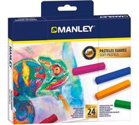 Tizas Pastel MANLEY Soft Pastels, Caja x24 Colores