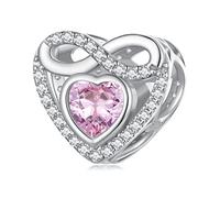 TIZU Charm Mom Abalorios Colgantes de Plata de Ley 925 Charms para Pulsera Collar, Charms de Festival Cumpleaños Para Mujer Mamá Niña (A-Mom Charms)