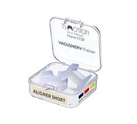 TJ-Motion Aligner SHORT 2 cm - Entrenador de mandíbula y estimulador del nervio vago para hombres y mujeres - contra el dolor de mandíbula, cuello y espalda - sin BPA- Juego de 2 unidades de silicona.